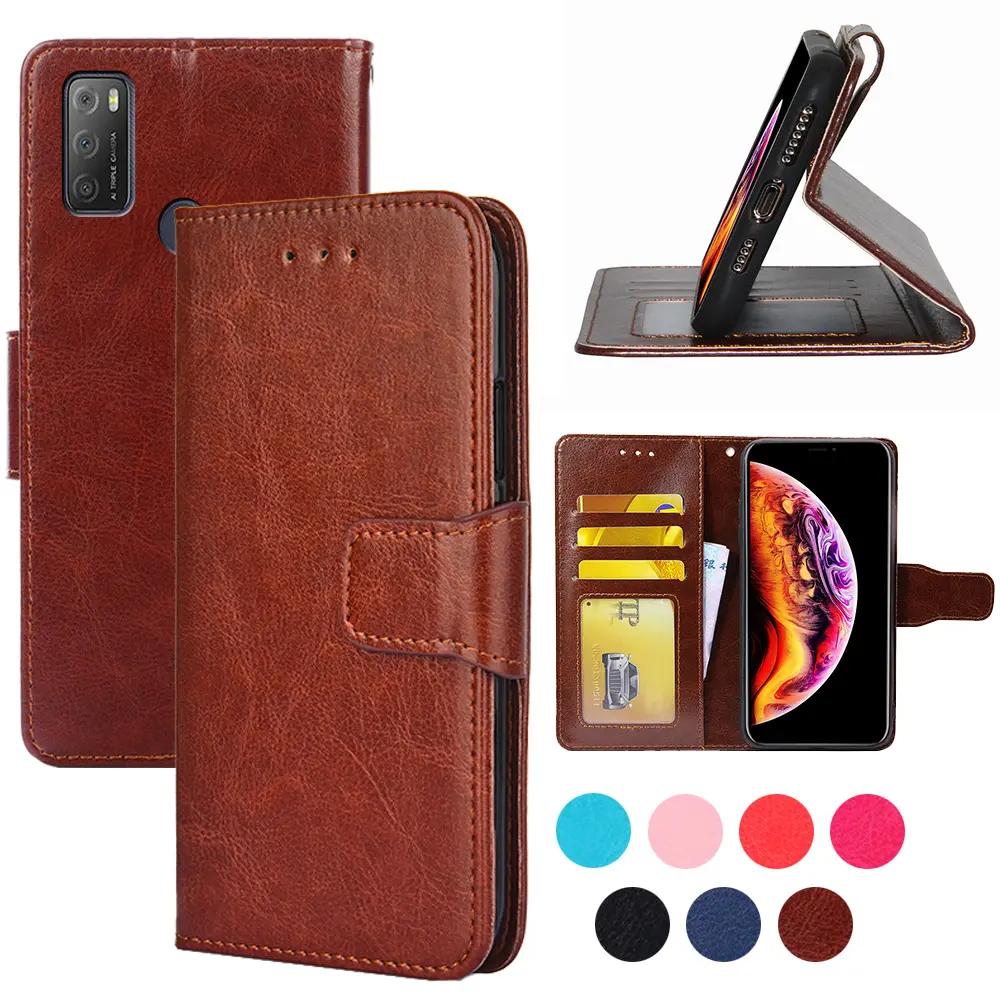 Foshan Factory Leather Flip Cover for MOTO G73 G71 G52 G50 G31 G22 G Pure Power 2023 2022 Magnetic Cards Wallet Phone Case