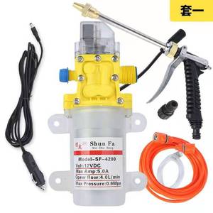 Shun Fa <b>Car</b> <b>Washer</b> 12V High Pressure Water Gun Pump With Hose Nozzle For Vehicle Cleaning - Product Image 1