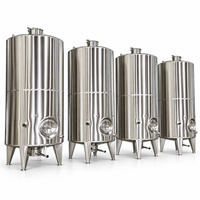 Cuve cylindrique en acier inoxydable de qualité alimentaire avec agitateur à moteur à engrenages pour la filtration de la bière, usage quotidien en salle