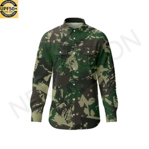 Chemise de pêche et de chasse respirante à séchage rapide, camouflage personnalisé Mossy Oak Bottom - Product Image 3