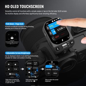 NEEWER QZ-S TTL ตัวส่งสัญญาณแฟลชไร้สายสำหรับกล้องนิคอน <span class=keywords><strong>Z3</strong></span> Z2PRO Z2II Z2 Z880 Q6 Q4 Q300 - Product Image 2