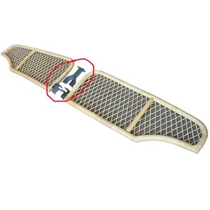 Mittelkonsole für die Bambus-Hutablage, kompatibel mit VW Typ <span class=keywords><strong>2</strong></span> Bus Baywindow 1968–1979 - Product Image 3