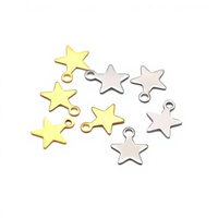 Accessoires en acier inoxydable : Plaque de finition, petit pendentif, cœur de pêche, étoile à cinq branches, nœud, couronne – Plusieurs options, non usiné par CNC