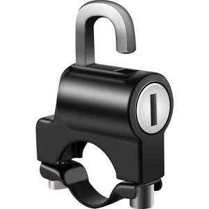 Cerradura Antirrobo para Casco de Vehículo Eléctrico, Gancho para Manillar, Acero y Aleación de Zinc, Operación Manual, Ligero y Compacto - Product Image 2