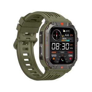 Montre intelligente étanche GPS d'extérieur Y28 1.96 AMOLED 5ATM Boussole 100 modes sportifs Fréquence cardiaque Lampe de poche Course à pied Cyclisme Randonnée - Product Image 2