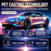 Vinyl Wrap 1.52x17m Self Heal Body Auto Black Covering Car Hydrophobic TPU Black OEM Paint Protection TPU PPF Wrapping Film