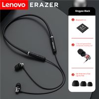 Écouteurs sans fil TWS Lenovo ERAZER XE05 MAX à tour de cou, son surround stéréo 8D, pour le sport et le fitness