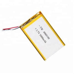 Precio de fábrica batería recargable <span class=keywords><strong>3</strong></span>,7 V 5000 mAh batería de litio de polímero de celda 6060100 - Product Image 5