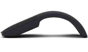 <span class=keywords><strong>Souris</strong></span> sans fil pliable ultra-mince pour micro, design ergonomique léger pour les voyages (gris clair et noir) - Product Image 3