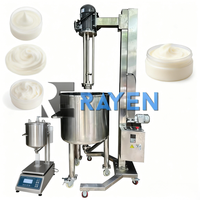 Mélangeur industriel à cisaillement élevé pour poudres et liquides, en acier inoxydable, de 100L à 2000L, pour mélange par lots