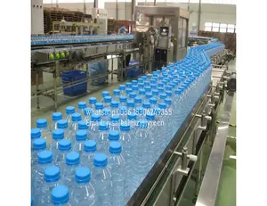 Kleine Mineralwasser-Flaschenanlage Maschine/ Triblock-Spüler Abfüller Verschluss