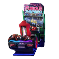 Machine de jeu d'arcade de course automobile à monnayeur, simulateur d'amusement intérieur