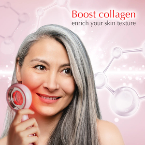 630nm Red <span class=keywords><strong>Blue</strong></span> <span class=keywords><strong>Light</strong></span> Therapy chăm sóc da Cây Đũa phép vẻ đẹp thiết bị với da thắt chặt cho điều trị mụn trứng cá mặt cầm tay chúng tôi cắm - Product Image 3