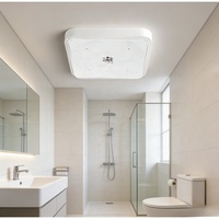 Plafonnier solaire intelligent d'extérieur carré, étanche IP67, lampe LED 60-300W avec télécommande et capteur d'induction pour jardin, chambre et maison