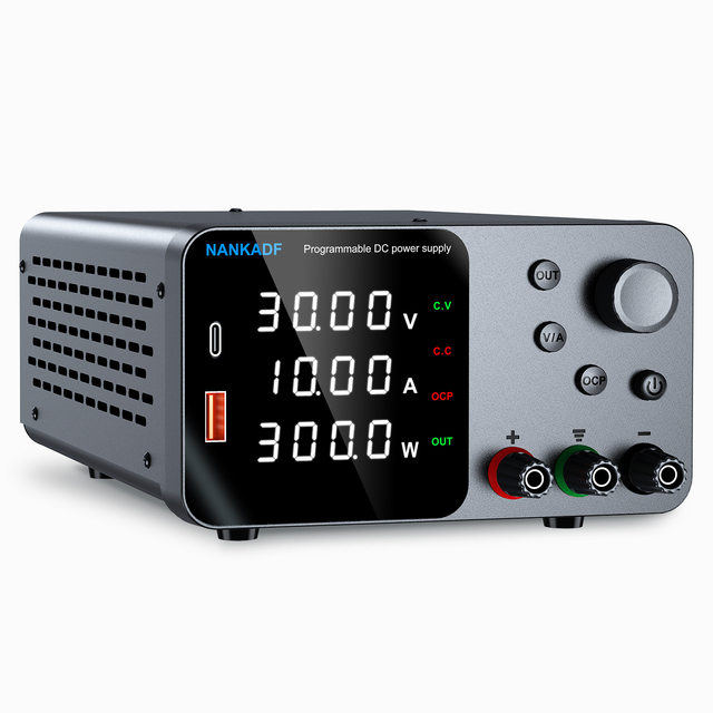 WANPTEK 30V 10A BENCH DC ADJUSTABLE POWER SUPPLY, DC POWER, REPAIR, LAB, DESIGN, SCHOOLS, TEST, ELECTROPLATE, CHARGE, TPS3010