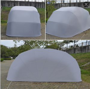 Cubierta Plegable para Coche, <span class=keywords><strong>Cochera</strong></span> para SUV, Carpa Retráctil para Auto, Refugio Plegable Impermeable para Coche - Product Image 6