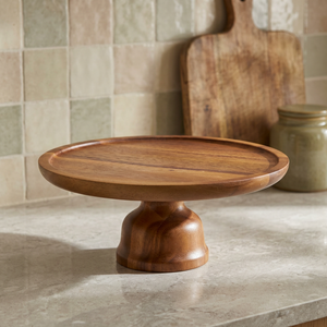 BS INTERNATIONAL, exportateur direct d'usine, fabricant artisanal de supports à gâteau en bois d'acacia, écologiques, de qualité alimentaire, compatibles lave-vaisselle - Product Image 1