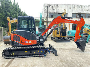 Miniexcavadora Usada Hitachi ZX50, Modelo 2024, Precio Reducido, Motor, Rodamientos, Bomba, Caja de Cambios, Origen Japón - Product Image 2