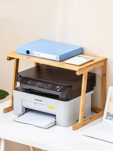 Impresora de escritorio de oficina de hogar multi-funcional de doble capa de computadora estante de almacenamiento fotocopiadora estante - Product Image 5