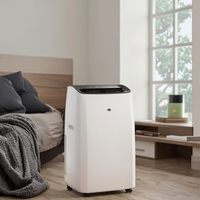 Climatisation portable à onduleur CC, type pompe à chaleur, filtre HEPA, 3 vitesses, oscillation automatique du vent, déshumidificateur domestique 12K