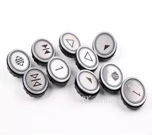 Elevator D-type button stainless steel button direction opening and closing three pins and four pins Elevator push button