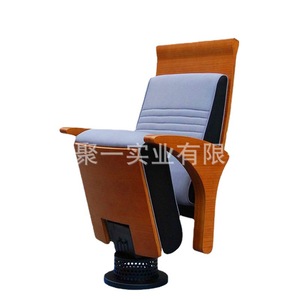 Asientos plegables de metal y tela para auditorios escolares con pasamanos para espacios comerciales - Product Image 4