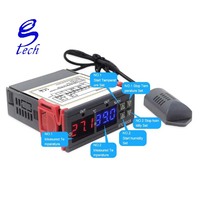 Contrôleur de température et d'humidité numérique STC-3028 pour incubateur d'élevage, thermomètre et hygromètre STC-3028