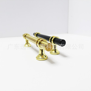 Black Stainless Steel Cabinet <b>Door</b> Handles Bar Shape Modern Design Durable Wardrobe Hardware Accessories Part <b>Number</b> 8015 - Product Image 4