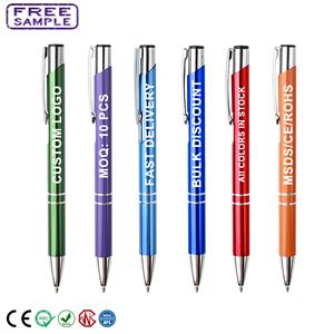 Promotion Advertising Gift Metal Ballpoint <b>Pen</b> with Custom UV Printing Logo Stock Available Factory Delivery for 1.0mm Oily Ink - Product Image 3