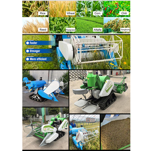 Cosechadora pequeña <span class=keywords><strong>de</strong></span> cereales <span class=keywords><strong>de</strong></span> arroz con cáscara <span class=keywords><strong>de</strong></span> trigo con trilladora para uso en la montaña en patatas y cultivos - Product Image 5