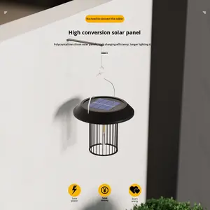 Luce solare del pendente del filamento di tungsteno piccolo giardino esterno decorativo <span class=keywords><strong>balcone</strong></span> luce <span class=keywords><strong>per</strong></span> illuminazione campeggio - Product Image 3