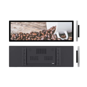 HONGNUO Pantalla Estirada de 28.8 Pulgadas, Funcionamiento Continuo <span class=keywords><strong>7x24</strong></span>, Vida Útil de 50000 Horas, Sistema Android A40i, Pantalla LCD en Forma de Barra para <span class=keywords><strong>Tiendas</strong></span> y Centros Comerciales - Product Image 3