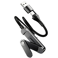 Câble de charge rapide USB-A vers Type C tressé pour téléphones portables et tablettes Android avec charge rapide PD pour iPhone 17
