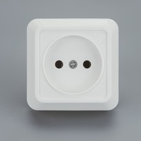 Interruptores Eléctricos duales de 2 entradas y 2 llaves, con indicador de luz y enchufes 2P estándar alemán