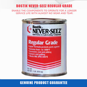 DK12 Bostik NS-160 NEVER-SEEZ Composé anti-agrippant de qualité standard, boîte de 1 lb |   Lubrifiant à base de cuivre MIL-SPEC A907E - Product Image 4