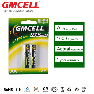 Wholesale 2pcs Blister Card 1.5V <b>AA</b> Rechargeable <b>lithium</b> <b>Battery</b> USB Type-C Li-ion <b>Battery</b> 1.2V Ni-MH <b>Battery</b> for Toys - Product Image 5