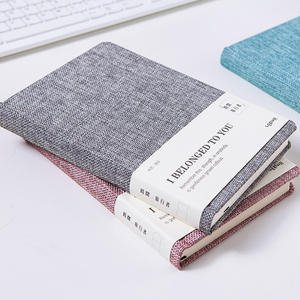 Nouveau design, journal de gratitude de luxe, impression personnalisée, couverture en tissu de lin rigide A5, carnet - Product Image 5