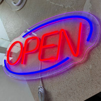 Enseigne Acrylique Suspendue Ronde Boutique Salon Ouvert Fermé Enseigne En Plexiglas Suspendue Enseigne Ouverte Et Fermée Pour Les Magasins