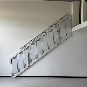 Escalera plegable de pared para uso doméstico, escalera lateral montada en la pared, estilo loft, escalera dúplex. - Product Image 6