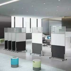 ขายส่งผนัง<span class=keywords><strong>กั้น</strong></span>สํานักงานสีขาวที่ทันสมัยประกอบง่ายหน้าจอกบูธพาร์ทิชันแบบพกพาสําหรับการแบ่ง<span class=keywords><strong>ห้อง</strong></span> - Product Image 4