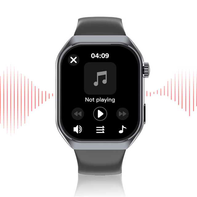 QY Silica Gel IP67 Smart Watch for Unisex Heart Rate Monitor Sports Fitness Tracking LCD Display 5-10 Days Battery Life
