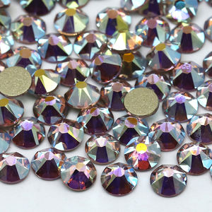 XULIN Capri Bleu AB 8 Grand 8 Petit 16 Facettes Coupe Strass Pierre Non Hotfix Verre Strass - Product Image 5