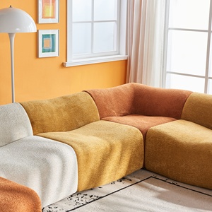 Wholesale High Quality Living Room Fabric Modern Vacuum Packaging Compressed Modular Sectional Sofa Set Furniture - Product Image 6