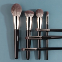 Vander — ensemble de 7 pinceaux de maquillage, avec Logo personnalisé, pinceaux de cosmétique avec cheveux en Nylon, sans échantillons