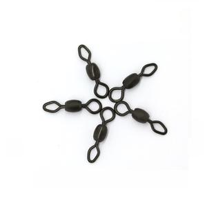 Connecteurs de pêche à lancer de haute qualité en acier inoxydable et cuivre, 100 pièces/sac, avec un seul pivot rotatif et un œil diamanté, pour la pêche à la <span class=keywords><strong>carpe</strong></span> - Product Image 6