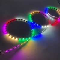 Lampu Strip Dekorasi Tegangan Tinggi 220V untuk Ruangan, Pohon, Plafon, Luar Ruangan, Tahan Air, Lembut, 6 Warna untuk Liburan