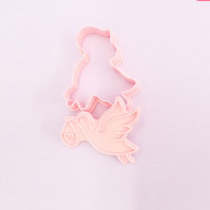 <span class=keywords><strong>Cigogne</strong></span> bébé série 3D amour dessin animé Biscuit moule en plastique bricolage argile Animation imprimé <span class=keywords><strong>emporte</strong></span>-pièces pour la fête - Product Image 3
