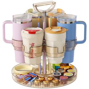 Organizador Giratorio para Botellas de Agua, Soporte para Vasos Stanley de 20/30/40 oz, Organizador para Armarios de Cocina, Escurridor - Product Image 1