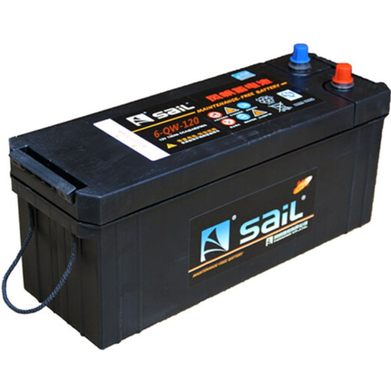 SAIL Free Maintenance Battery Acid AGM 12v 120AH OEM 6-QW-120