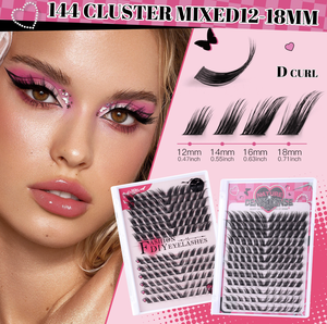 Custom logo Glueless Diy <b>Lash</b> Clusters Vegan Cruelty Free Self <b>Adhesive</b> Eyelashes Waterproof Individual Press on <b>Lashes</b> - Product Image 1